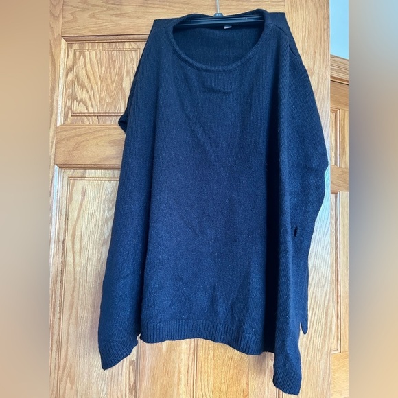 Loft - Long Sleeve Soft Ribbed Knit Open Front Poncho Sweater - Picture 1 of 6